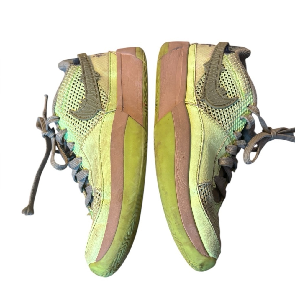 Nike Ja 1 NRG EP Halloween Zombie Basketball Sneakers Neon Green Kids Boys 4.5 - Picture 7 of 9